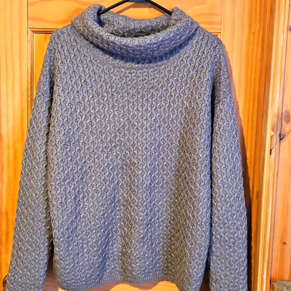 Grey Sonoma cowl neck sweater.  Size XL.